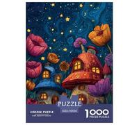 Fairy Tale Mushroom House Puzzle Impossible 1000 Pezzi Interesting Decorazione Per La Casa. Giochi Rilassamento E Intelligence Per Adulti E Ragazzi Da 14 Anni 70x50cm/1000pcs