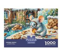 Fairy Tale Proofreader Mouse 1000 Pezzi Puzzle Magic Fantasy Per Adulti E Ragazzi/Bambini Qualità Premium Multicolore Sfida Mentale Relax 70x50cm/1000pcs
