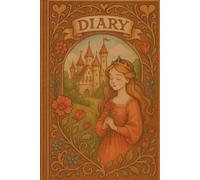 Fairy Tale Style Notebook For Girls, 190 Ruled Pages, 6" x 9": Hardcover Notebook