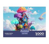 Fairy Tale Tree House Wonderland Puzzle Giochi 1000 Pezzi Regalo Per Amore E Amico Arte Interesting Puzzle Adulti Foto 70x50cm/1000pcs