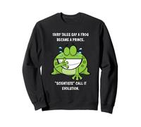 Fairy Tales Say a Frog Became a Prince - Christian Creation Felpa