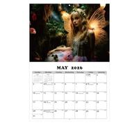 Fairy Wall Calendar per il 2026 - Organizzatore magico con opere d'arte dettagliate creature stravaganti, paesaggio sognante progettato studente famiglie insegnanti | Pianificatore di fantasia per il
