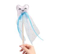 Fairy Wand, Lightweight Performance Prop, Cute Glitter Novelty Stick Accessory, Fun Cosplay Toy 3.35x13.19 inches for Kids Boys Girls Children Teens Kindergarten, Birthday School Pack