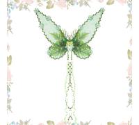 Fairy Wings - Costume da fata con rampicanti, con di farfalla, con a LED e musica, da donna, per feste, spettacoli, cosplay, vacanze, orgoglio, Natale, Halloween