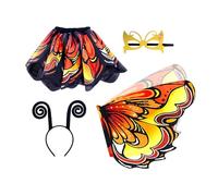 Fairy Wings Costume Farfalla Accessorio Scenico Immersivo | da farfalla per costume e vestito per 3-12 Anni Festa Compleanno Carnevale Halloween Fotografia Palco
