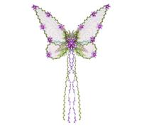 Fairy Wings - Fairy Wings For Kids | Dress Up Butterfly Wing With 3D Flowers And Leaves, Dress-Up Outfit Costume Prop Accessories For Women Kids Cosplay Festival Halloween Photography