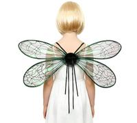 Fairy Wings - Transparent Iridescent Glitter Costume Accessory Set