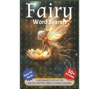 Fairy Word Search Puzzle Book: Word searches with easy-to-read print about Fairies, Pixies, Elves, and More. 6x9 inches, 110 pages. 50+ puzzles… Gift for Vacations, Holidays and Free Times.