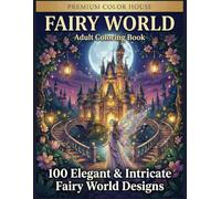 FAIRY WORLD: Adult Coloring Book 100 Elegant & Intricate Fairy World Designs