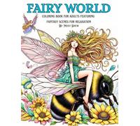 Fairy World: Coloring Book For Adults Featuring Fantasy Scenes For Relaxation