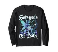 Fairycore Arte Delle Fate Gotica Serenade Of Dark Maglia a Manica