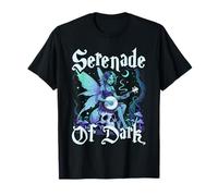 Fairycore Arte Delle Fate Gotica Serenade Of Dark Maglietta