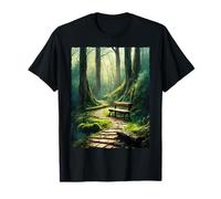 Fairycore Sentiero Mistico Bosco Magico Foresta Estetica Maglietta