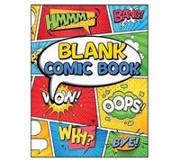 Fairyland Books Blank Comic Book Panels (Tascabile)
