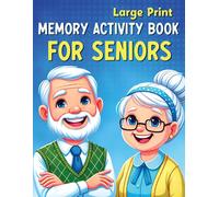 Fairyland Books Large Print Memory Activity Book for Seniors (Tascabile)