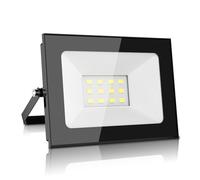 Fairyland - Faro a LED per esterni, 12 V, 10 W, IP65, 80 lm/w, luce bianca calda, luce da parete super luminosa, per giardino, cortile, terrazza, quadrato, fabbrica (10), bianco caldo 10.00W 12.00V