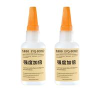 FairyPeach 2 pezzi x 50 g super colla, forte colla per saldare, super impermeabile, super colla impermeabile, colla multifungzionale, colla istantanea, multiuso, asciugatura rapida super universale