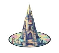 Fairytale Castle 1 pz Halloween strega cappello costume festa cappello adatto per giochi teatrali accessori