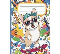 Fairytale French Bulldog Composition Notebook for Kids: Cute Puppy Fairy Tale Design