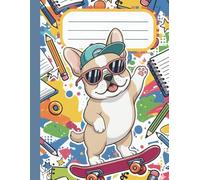 Fairytale French Bulldog Composition Notebook for Kids: Cute Puppy Fairy Tale Design