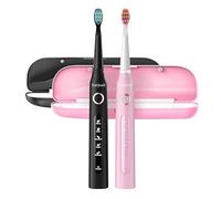 FairyWill Sonic toothbrushes with head set and case FW-507 (Black and pink)