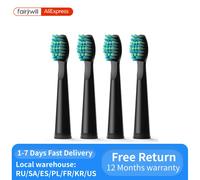 Fairywill Spazzolini elettrici Testine di ricambio Set di testine per spazzolino elettrico per spazzolino da denti FW-507 FW-508 FW-917