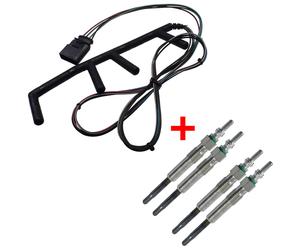 Faisceau 4 Bougies De Préchauffage Pour VW Golf 4 1.9 TDI 150CV 038971220C