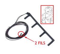 Faisceau Candelette Preriscaldamento 2 Fili VW Golf 4 Bora Sharan TDI 038971782B