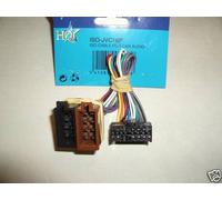 HQ Cavo adattatore ISO ISO-JVC16P per autoradio JVC compatibile con KD-DB52, KD-G120, KD-G332