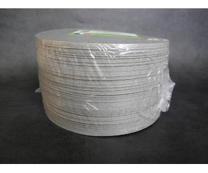 FaisTonGateau - Supporti da torta rotondi, colore: oro e nero, diametro: 22 cm, confezione da 100