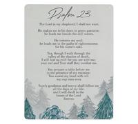 Faith Based Aluminum Sign Psalm 23 Scripture Decor for Baptism Gift Shower Nursery Wall (8 X 12