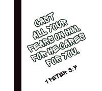 Faith-Based Scripture Composition Notebook: Christian College Ruled Journal for Bible Study, Prayer, School & Daily Writing (220 Pages, 7.5 x 9.25"): Cover Coloring Page