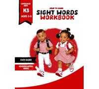 Faith Based Sight Words Workbook for Preschool and Kindergarten: 40 Dolch Pre-Primer Sight Words for Beginning Readers Ages 3-5