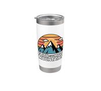 Faith Can Move Mountains Bicchiere termico in acciaio inox doppia parete