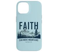 Faith Can Move Mountains - Matthew 17:20 Nature Inspiration Custodia per iPhone 14