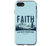 Faith Can Move Mountains - Matthew 17:20 Nature Inspiration Custodia per iPhone SE (2020) / 7/8