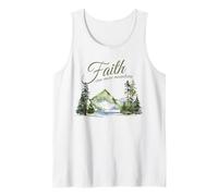 Faith Can Move Mountains - Matthew 17:20 Women Girls Nature Canotta