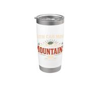 Faith Can Move Mountains Retro Sunset Bible Verse Christian Bicchiere termico in acciaio inox doppia parete