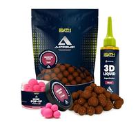 Faith Carp Tackle A-Prime Boilies Carpa - Pack Combinato - Aroma Monster Crab - Esche Potenti per Carpa