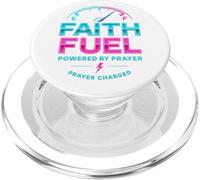 Faith Fuel: alimentato dalla preghiera, abbigliamento lifestyle cristiano PopSockets PopGrip per MagSafe