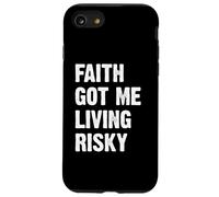 Faith Got Me Living Risky Custodia per iPhone SE (2020) / 7/8