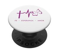 Faith, Hope, Love, Amor, Fe, Esperanza PopSockets PopGrip Adesivo