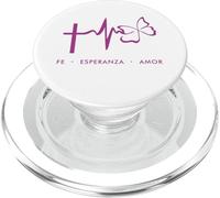 Faith, Hope, Love, Amor, Fe, Esperanza PopSockets PopGrip per MagSafe