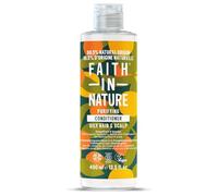 Faith In Nature Balsamo Naturale al Pompelmo e Arancia, Purificante per Capelli e Cuoio Capelluto Grassi, Vegano e Cruelty Free, Senza SLS, Siliconi e Parabeni, 400 ml
