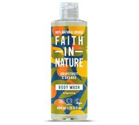 Faith in Nature Body wash, 100% Naturale con Pompelmo e Arancia, Per tutti I Tipi di Pelle, Senza Parabeni, Vegano, 400 ml