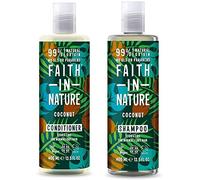 Faith In Nature Cocco Shampoo 400ml & Balsamo 400ml Duo