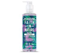 Faith In Nature Detergente Liquido Naturale per le Mani alla Lavanda e Geranio, Rilassante, Vegano e Cruelty Free, Senza SLS o Parabeni, 400 ml