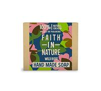 Faith In Nature, sapone naturale per le mani con rose selvatiche, ristoratore, vegano e non testato sugli animali, senza SLS o parabeni, 100 g