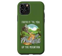 Faith it 'Till You Make it Up The Mountain 2 Cor 5:7 Camping Custodia per iPhone 11 Pro
