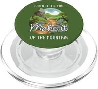 Faith it 'Till You Make it Up The Mountain 2 Cor 5:7 Camping PopSockets PopGrip per MagSafe